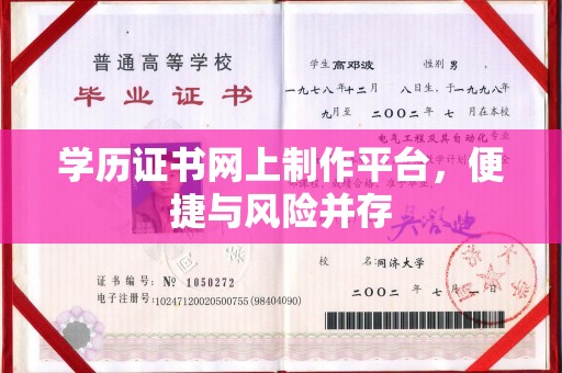 巴彦淖尔市学历证书网上制作平台，便捷与风险并存