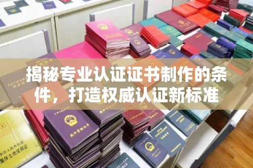 巴彦淖尔市揭秘专业认证证书制作的条件，打造权威认证新标准