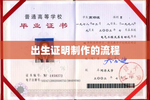 巴彦淖尔市出生证明制作的流程