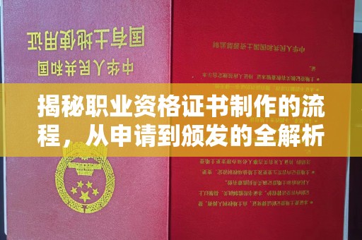 巴彦淖尔市揭秘职业资格证书制作的流程，从申请到颁发的全解析