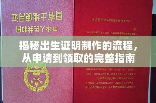 巴彦淖尔市揭秘出生证明制作的流程，从申请到领取的完整指南
